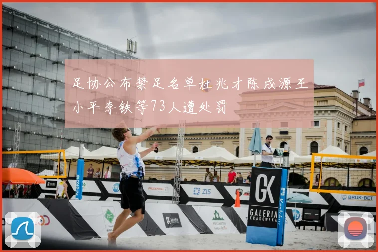 足协公布禁足名单杜兆才陈戌源王小平李铁等73人遭处罚